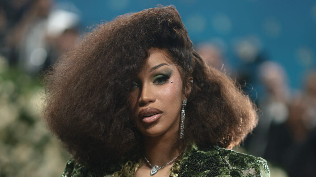 Cardi B attends the 2025 Met Gala.