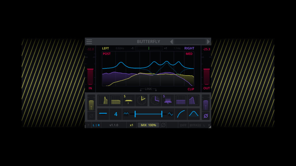 Darkpalace Studio updates Butterfly stereo mixing plugin to v1.1.0