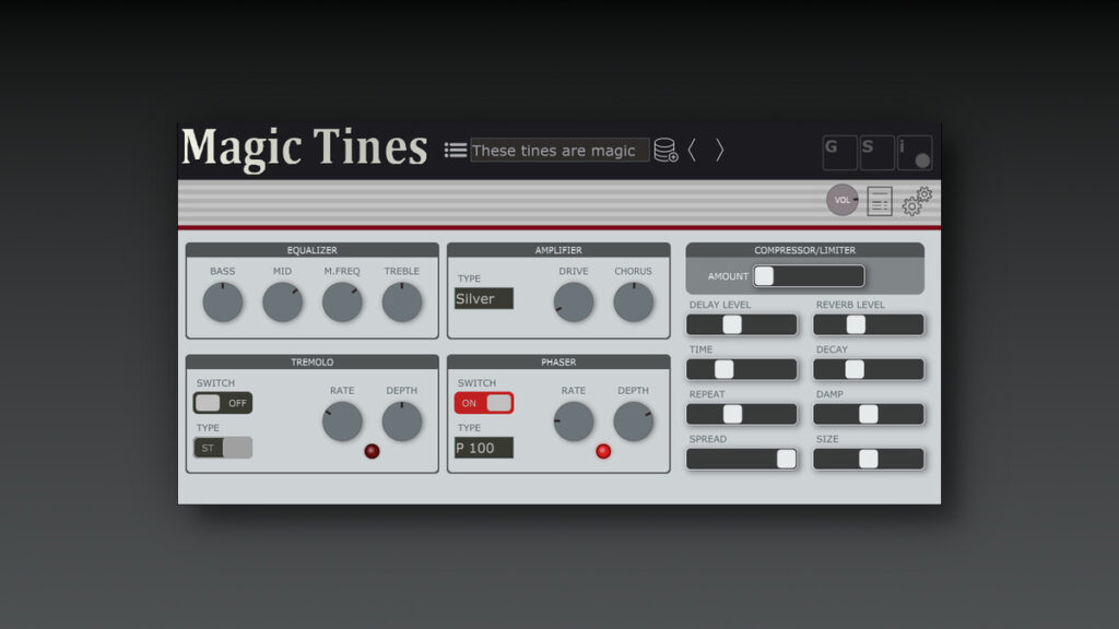 GSi launches Magic Tines software electric piano instrument GSi launches Magic Tines software electric piano instrument