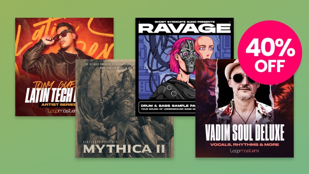 Get 40% off thousands of sample packs