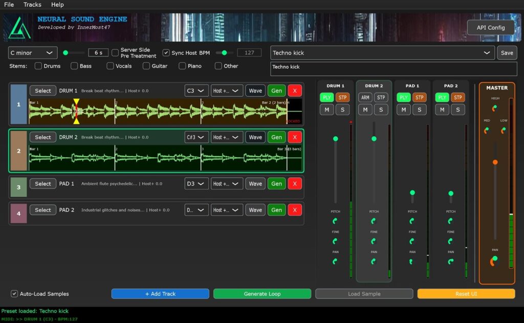 InnerMost47 releases OBSIDIAN Neural Sound Engine, a FREE AI-powered jam partner InnerMost47 releases OBSIDIAN Neural Sound Engine, a FREE AI-powered jam partner