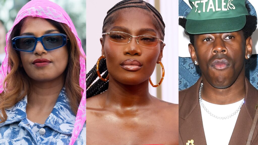 (L-R) MIA, Doechii and Tyler, the Creator.