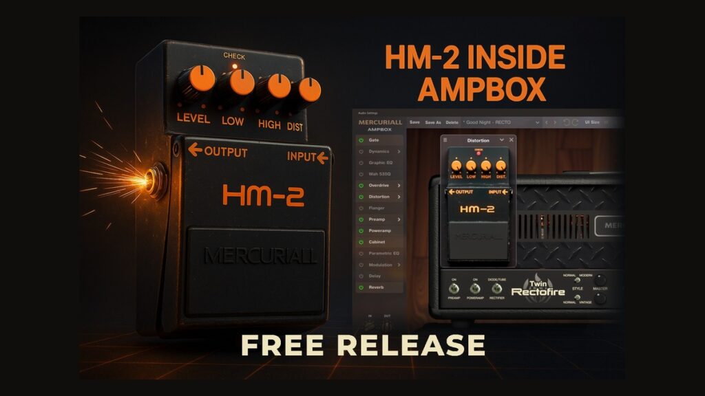 Mercuriall updates Ampbox to v1.6.4 incl. BOSS HM-2 emulation Mercuriall updates Ampbox to v1.6.4 incl. BOSS HM-2 emulation