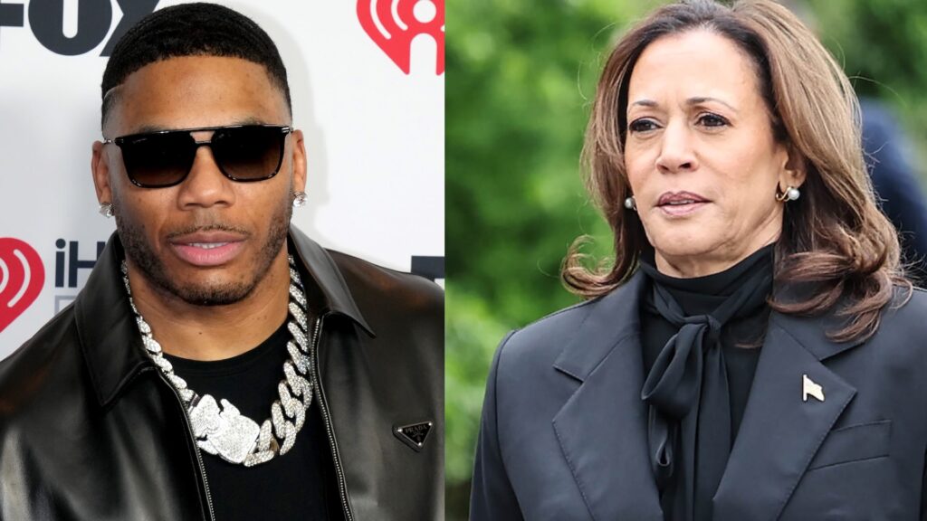 Nelly and Kamala Harris
