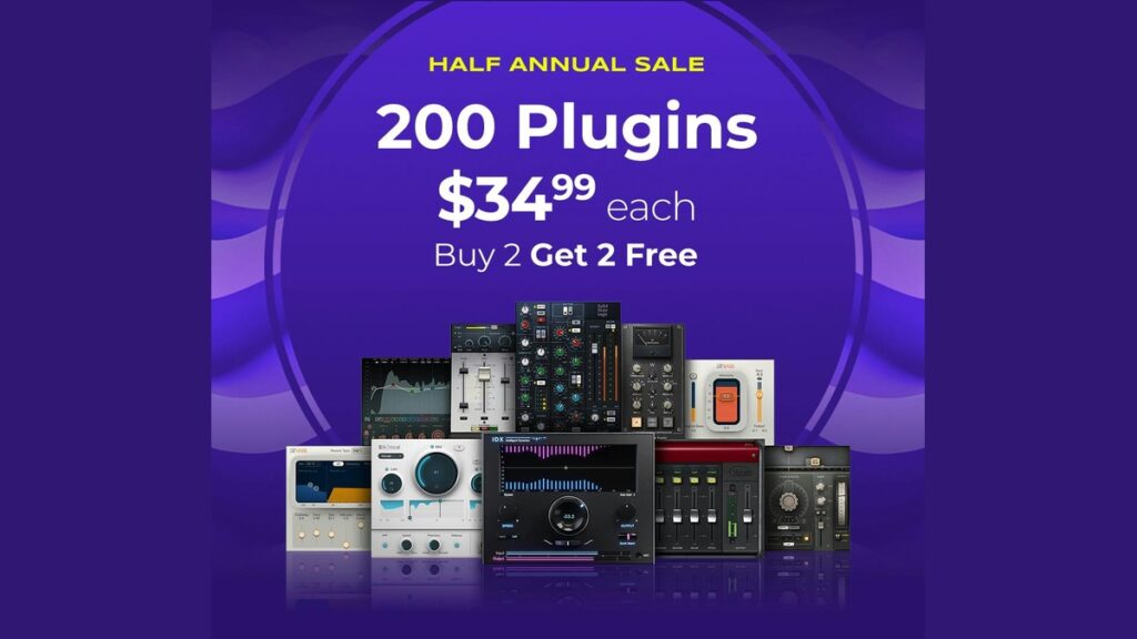 Plugins on sale for $34.99 USD