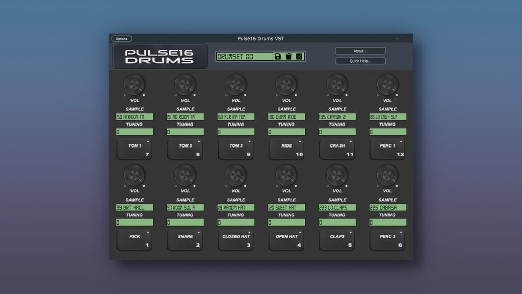 Pulse16 Drums VST instrument now available for macOS