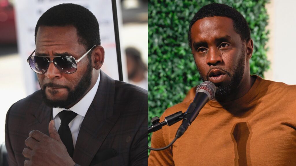 R. Kelly ‘Feels Sympathy’ for Diddy Amidst Sex Traffickin… (L-R) R. Kelly and Diddy.