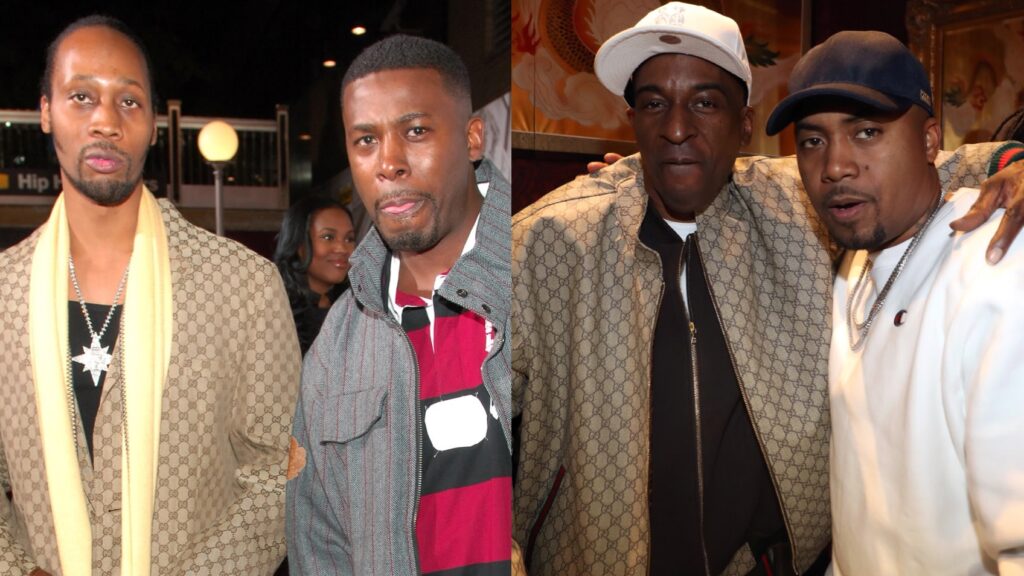 L-R: RZA, GZA, Rakim and Nas.