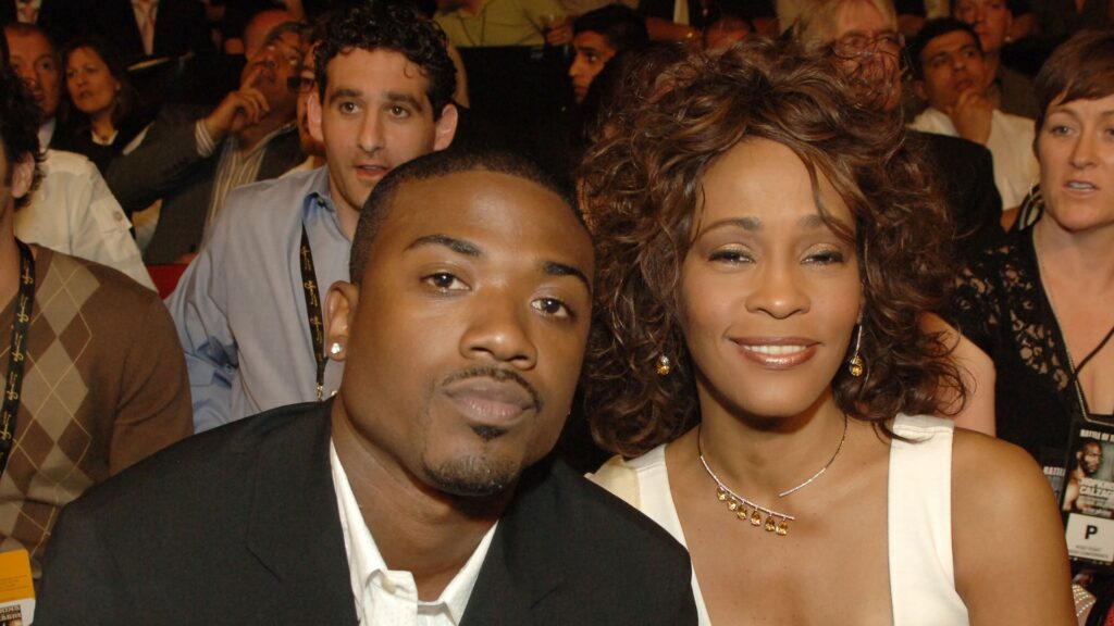 LAS VEGAS - APRIL 19: Singers Ray-J and Whitney Houston attends the Hopkins vs. Calzaghe "Battle of The Planet" in The PH Ring at The Thomas & Mack Center on April 19, 2008 in Las Vegas, Nevada.