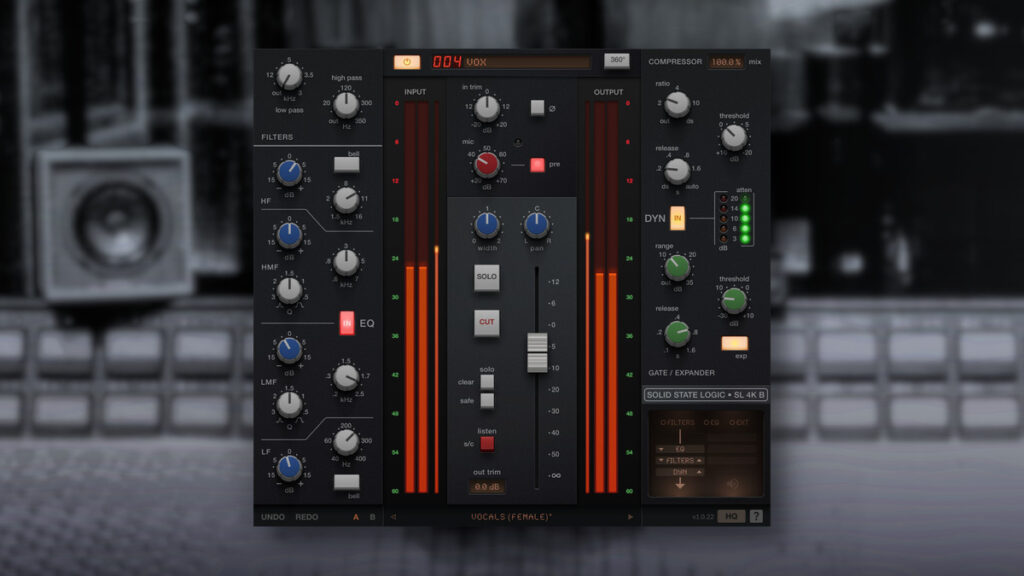 SSL 4K B channel strip plugin by Solid State Logic on sale for $99.99 USD