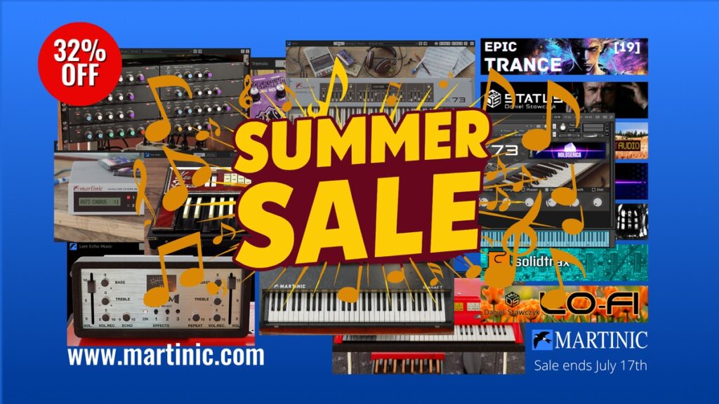 Save 32% on plugins and sound expansions
