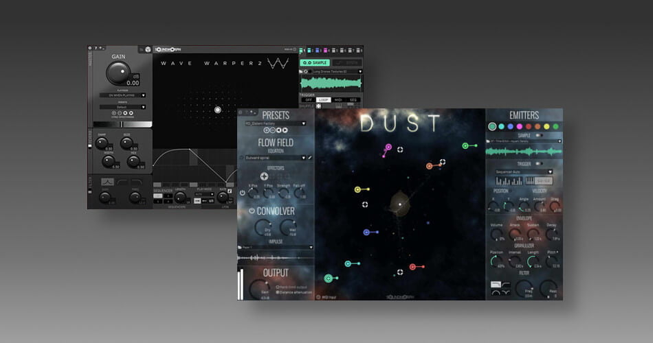 Save 50% on DUST and Wave Warper 2 granular synth plugins + Rent To Own Save 50% on DUST and Wave Warper 2 granular synth plugins + Rent To Own