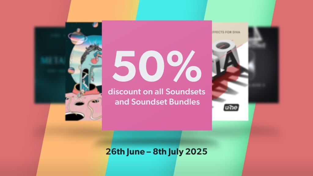 Save 50% on soundsets for u-he's virtual instruments