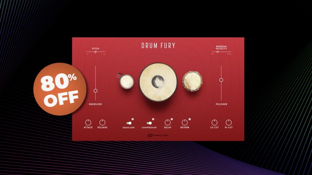 Save 80% on Drum Fury for Kontakt by Sample Logic Save 80% on Drum Fury for Kontakt by Sample Logic