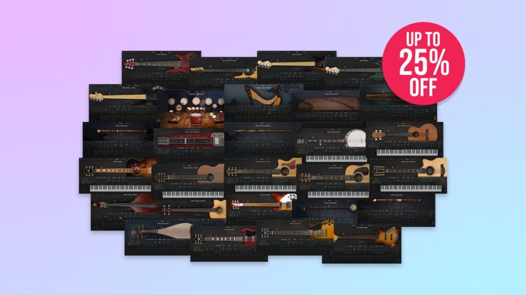 Save up to 25% on Ample Sound's virtual instruments & bundles