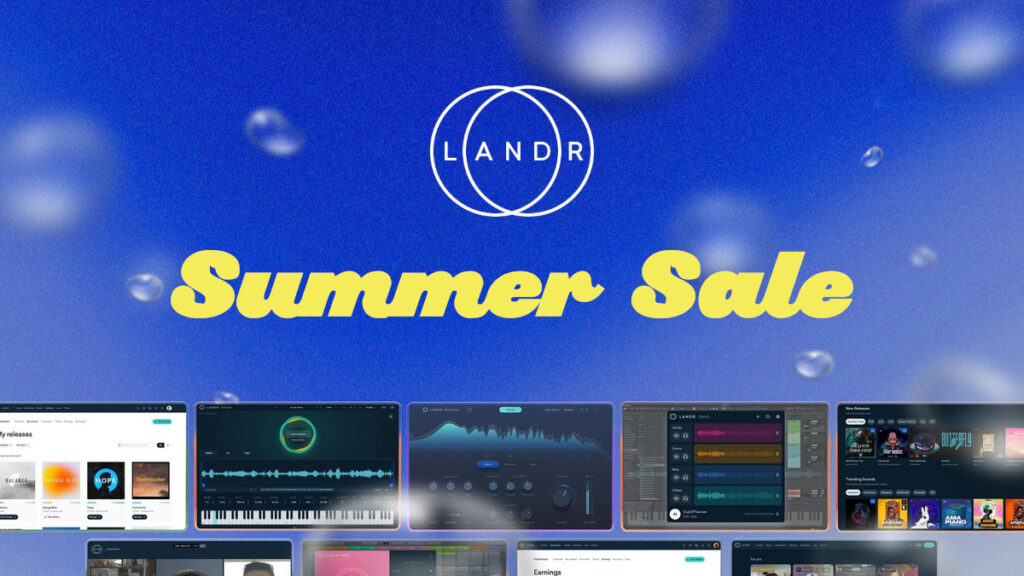 Save up to 50% on LANDR Studio, Mastering Plugin & more
