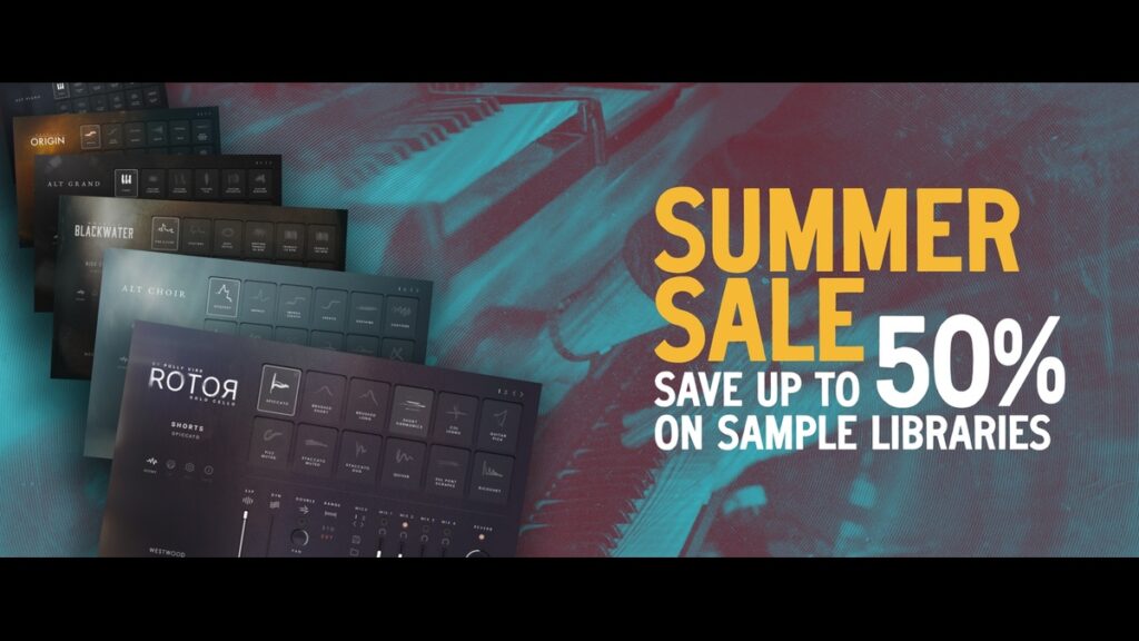 Save up to 50% on sample libraries Save up to 50% on sample libraries