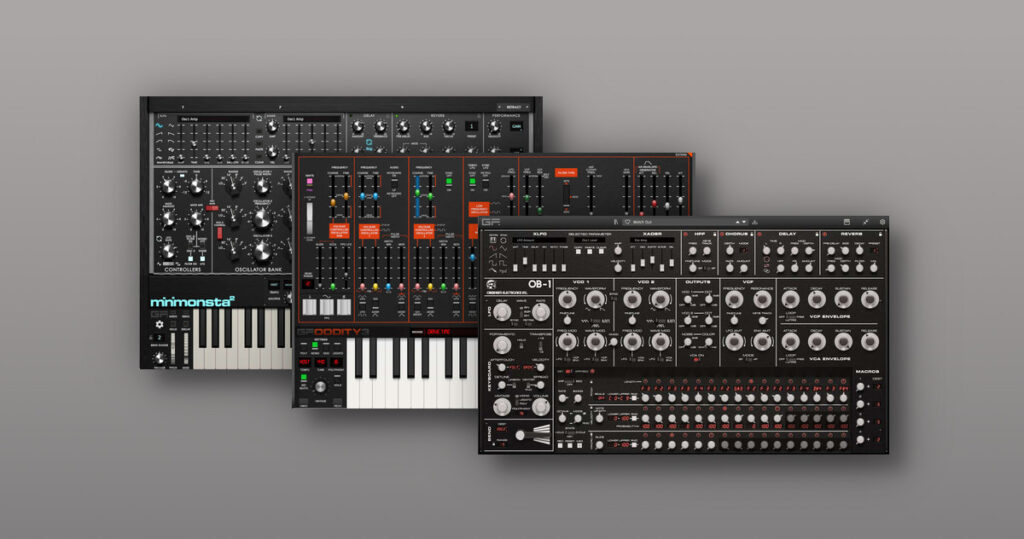 Save up to 56% on GForce's virtual synthesizer instruments
