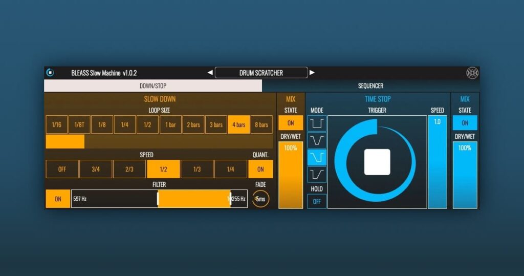 Slow Machine tape stop and slow-down plugin on sale for $10 USD Slow Machine tape stop and slow-down plugin on sale for $10 USD