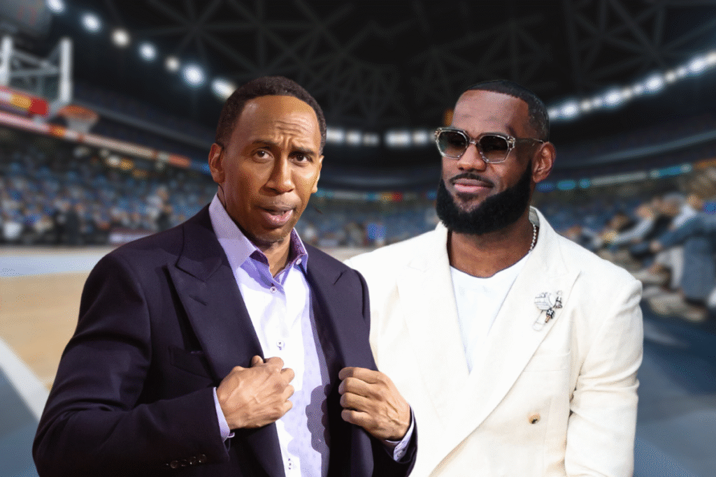 Stephen A. Smith Accuses LeBron James Of Hiding Behind Bronny Stephen A. Smith Accuses LeBron James Of Hiding Behind Bronny
