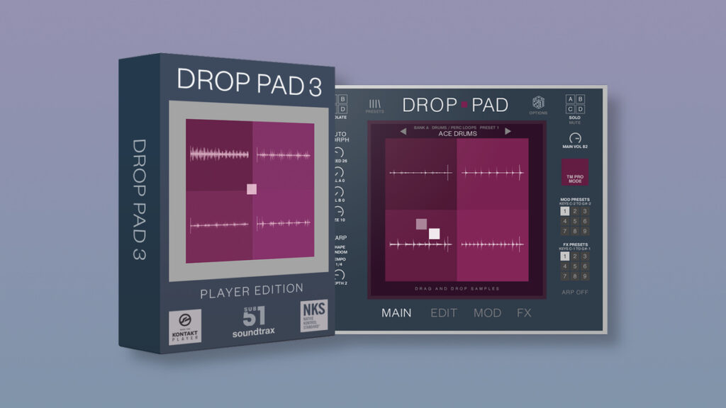 Sub51 launches Drop Pad 3 instrument for Kontakt Player