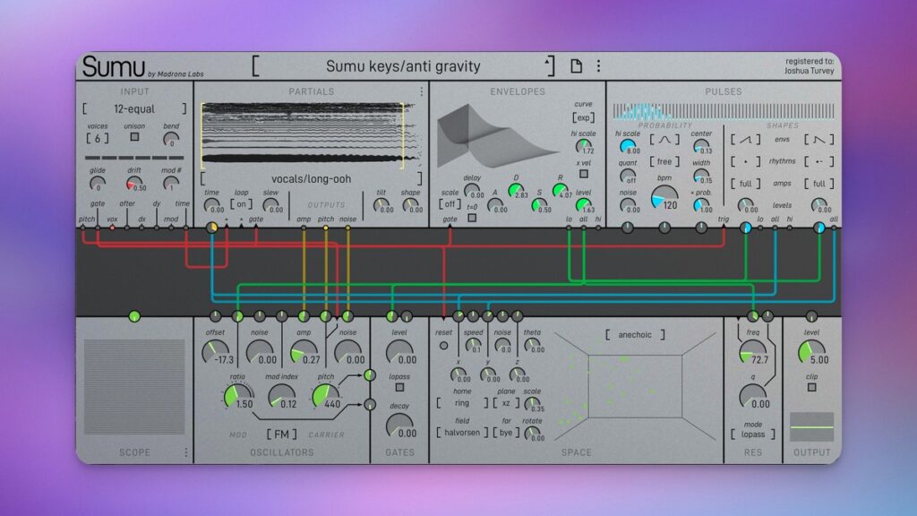 Sumu spectral synthesizer by Madrona Labs