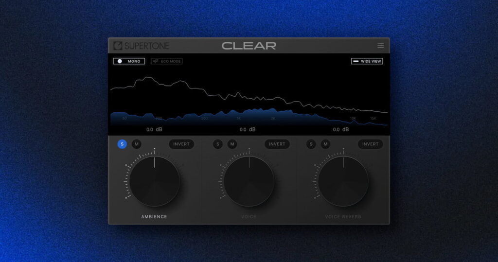 Supertone Clear de-noise & de-reverb voice separator on sale at 40% OFF