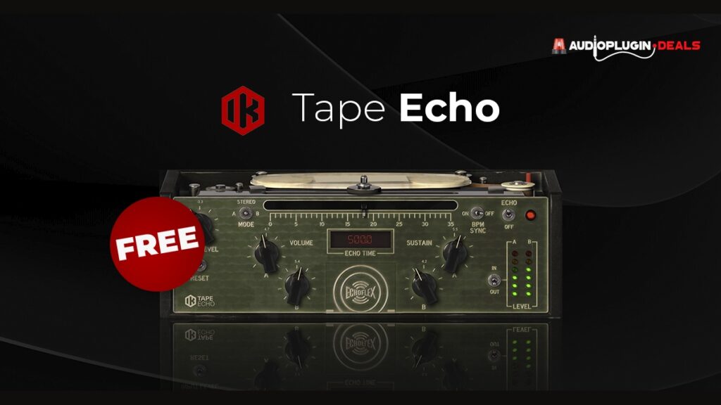 Tape Echo effect plugin by IK Multimedia (limited time)
