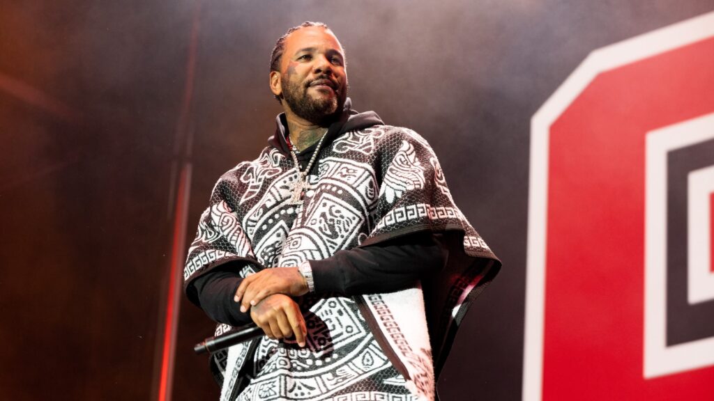 LOS ANGELES, CALIFORNIA - DECEMBER 18: Rapper The Game performs onstage during Once Upon a Time in LA Music Festival at Banc of California Stadium on December 18, 2021 in Los Angeles, California.