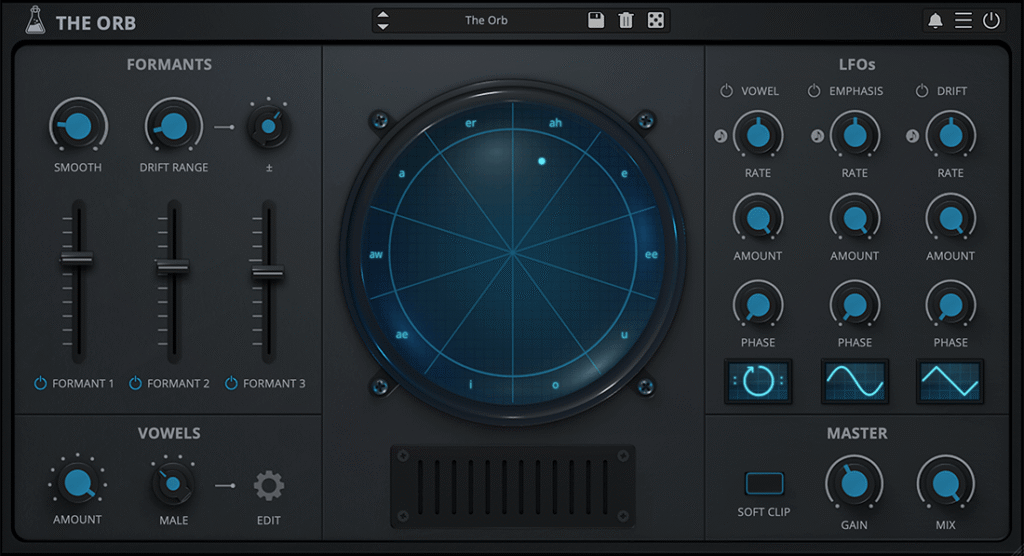 The Orb formant filter effect plugin by AudioThing on sale for $29 USD