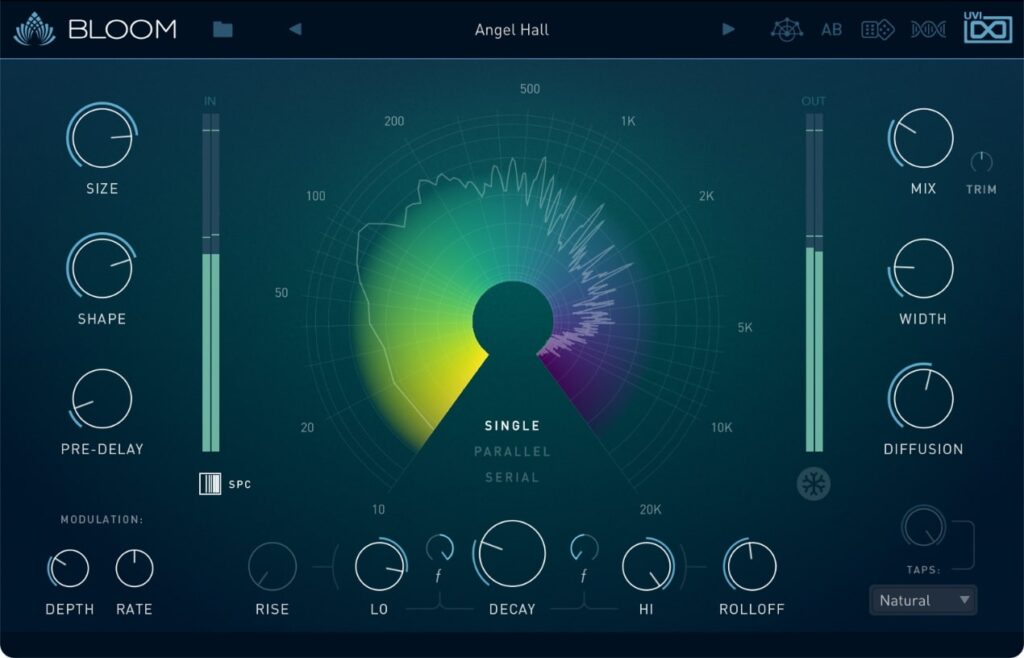 UVI launches Bloom algorithmic reverb effect plugin
