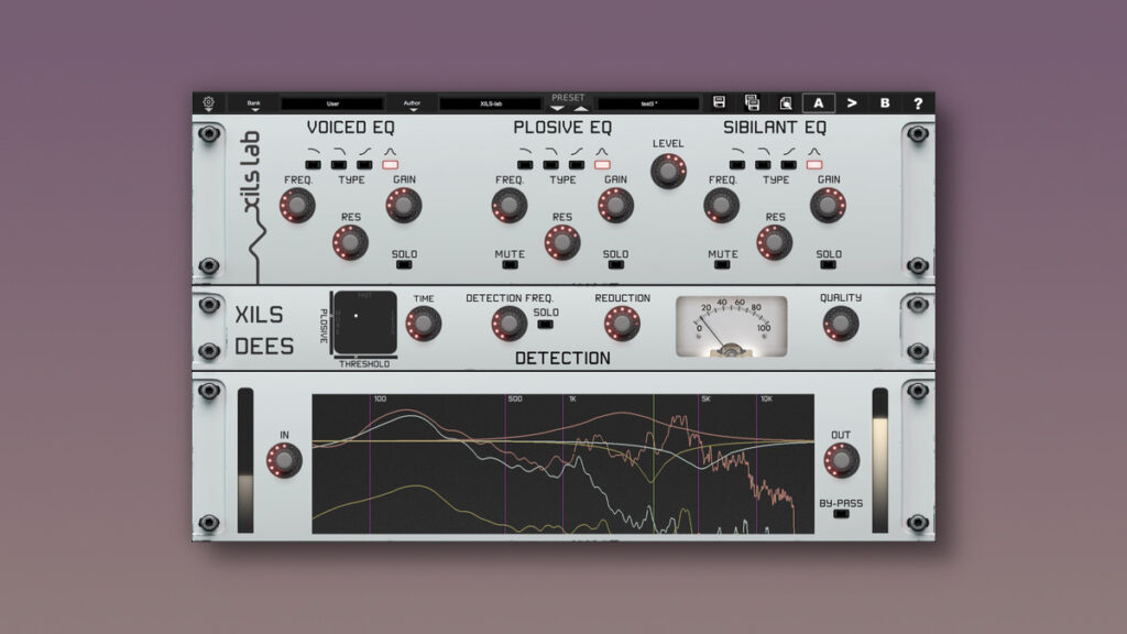 XILS-lab updates DeeS transparent de-esser plugin to v2.0