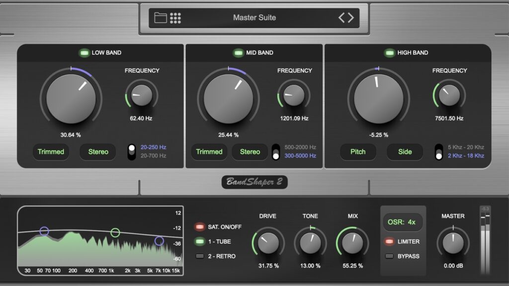 2B Played Music releases BandShaper 2 spectral enhancer plugin