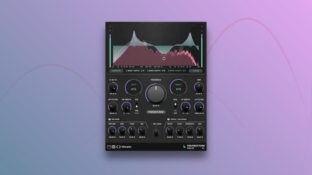 2B Played Music releases PolyRhythm Delay XL effect plugin