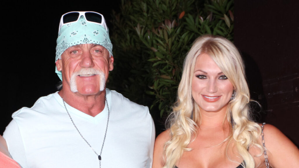 (L-R) Hulk Hogan and daughter Brooke Hogan.