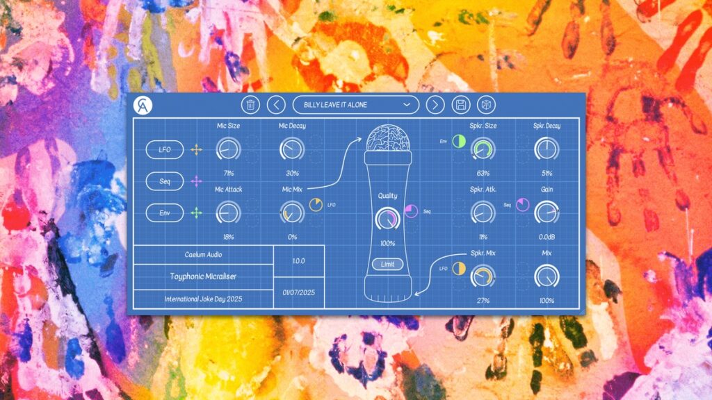 Caelum Audio releases Toyphonic Micraliser plugin (FREE for limited time)