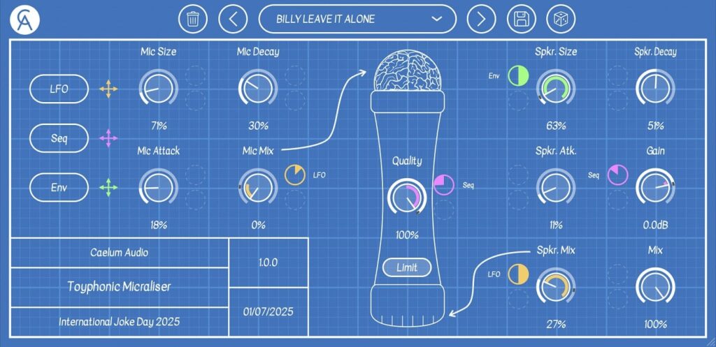 Caelum Audio launches a 50% site-wide sale and releases Toyphonic Micraliser: take your sound from bad to worse for FREE!