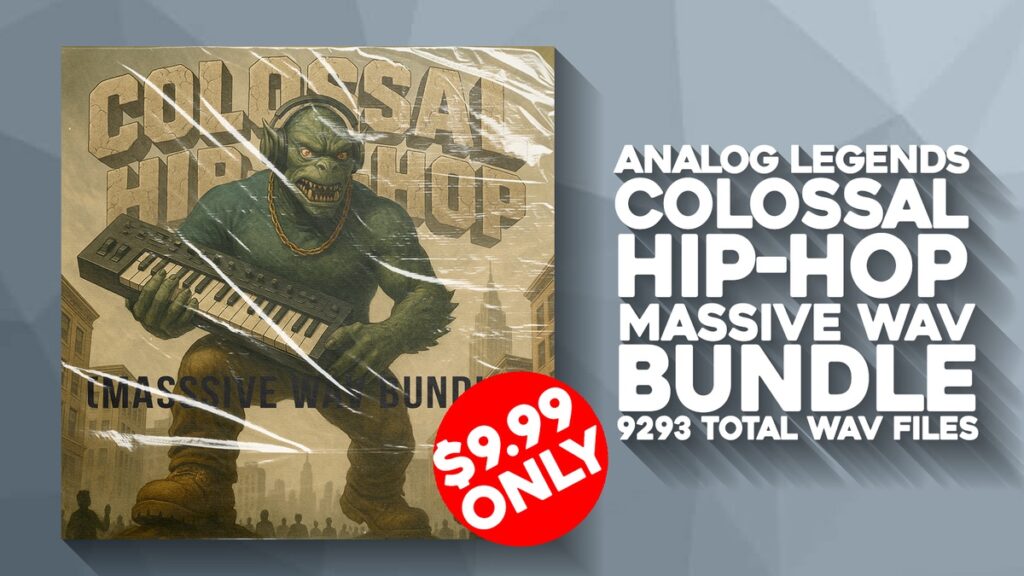Colossal Hip-Hop WAV Bundle by Analog Legends on sale for $9.99 USD