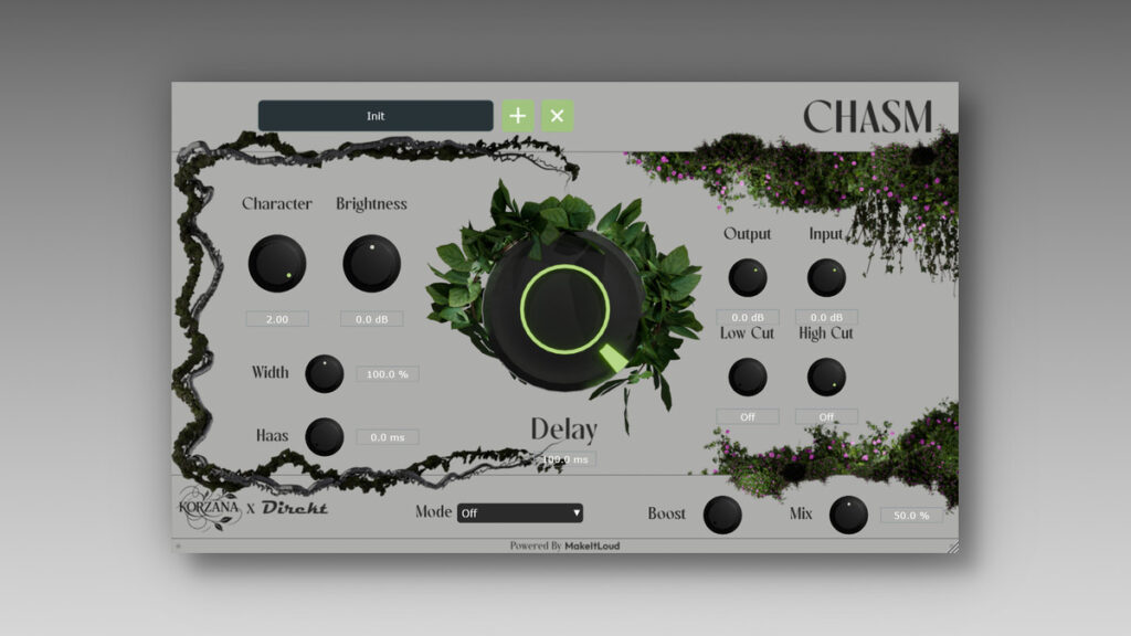 DirektDSP releases Chasm diffusion delay effect plugin