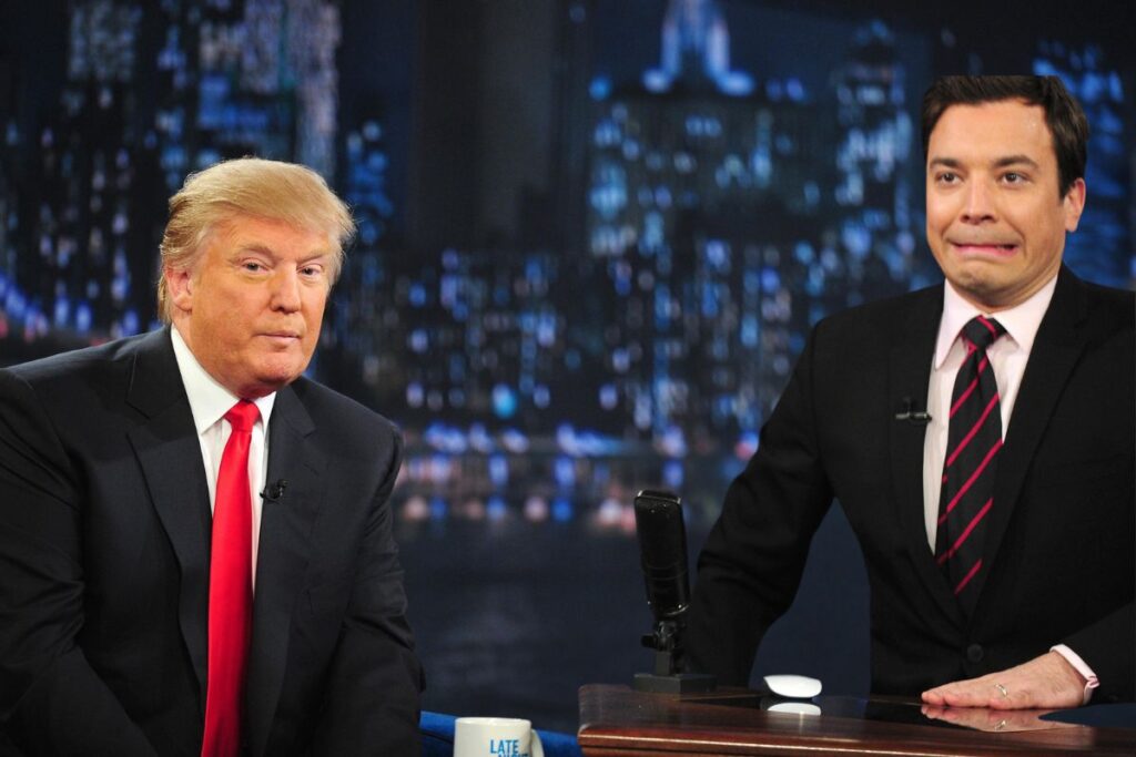 Donald Trump Warns Jimmy Kimmel & Jimmy Fallon, Celebrates Destruction Of Late Night TV
