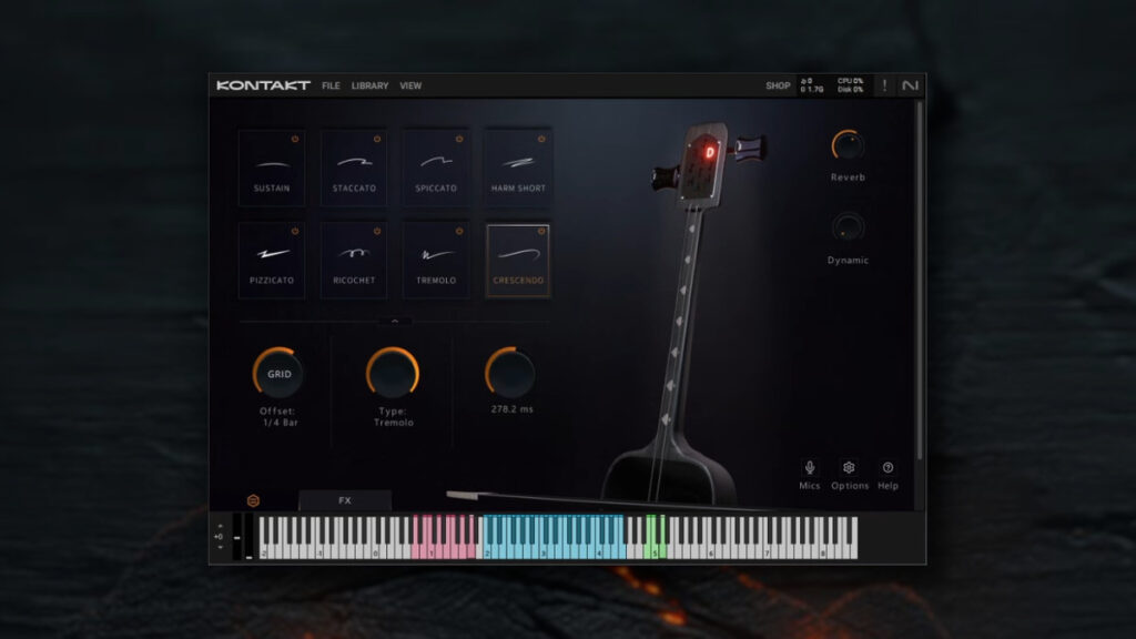 Elder Scoring Strings for Kontakt Player