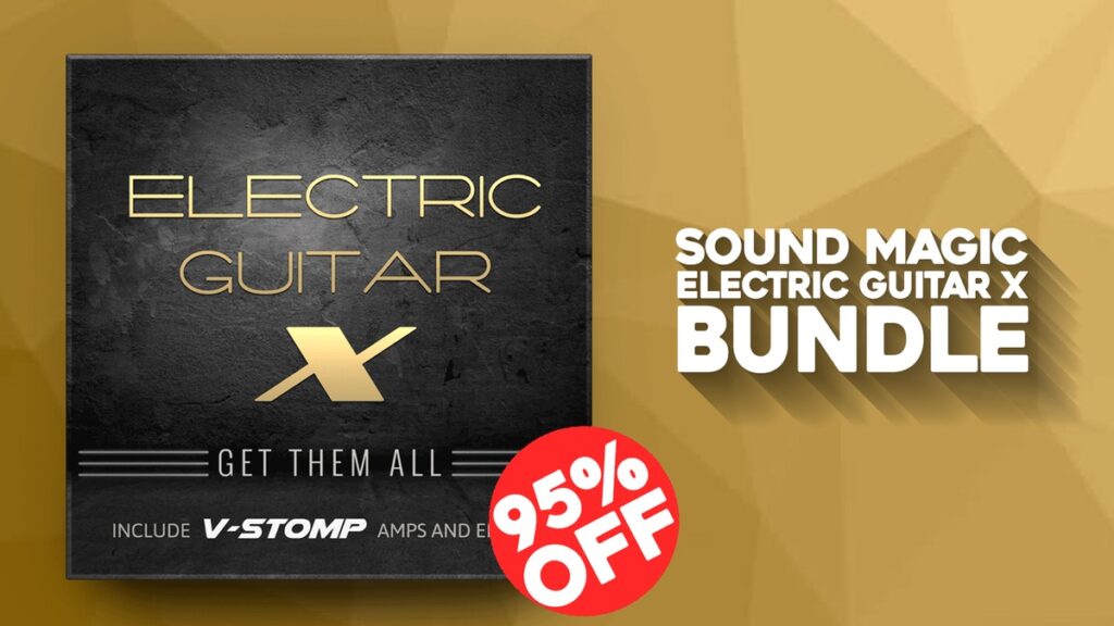 Electric Guitar X Bundle by Sound Magic on sale for $49 USD