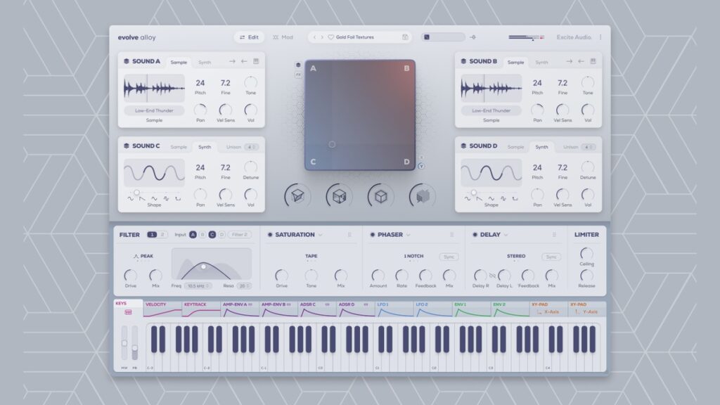 Excite Audio releases Evolve Alloy virtual instrument