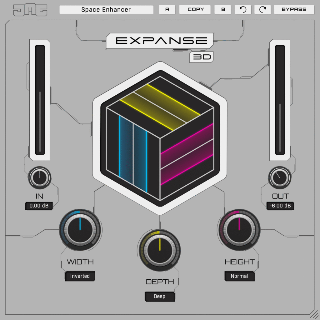 Expanse 3D psychoacoustic effect plugin by JMG Sound on sale for $29 USD
