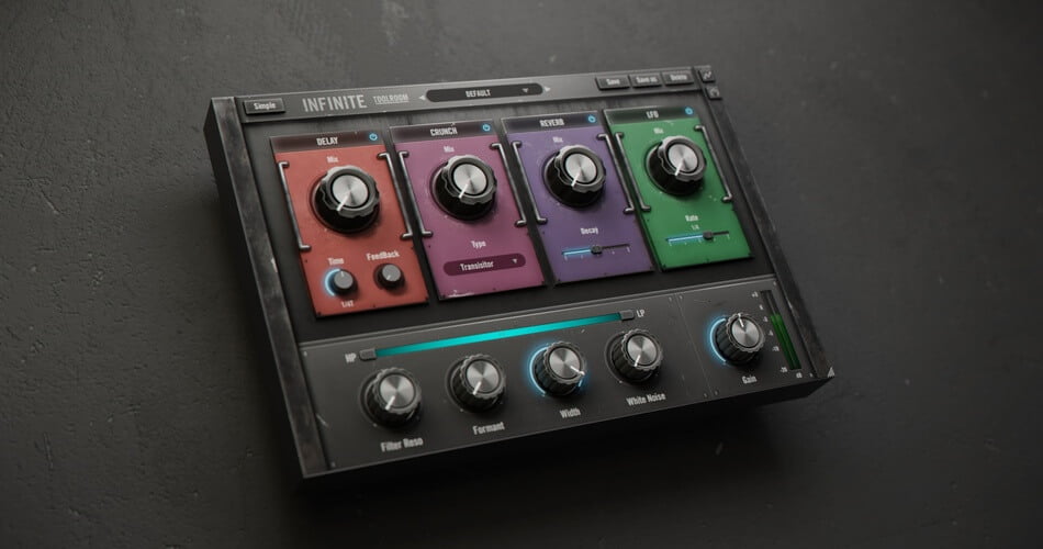 Infinite multi-effect plugin by Toolroom on sale for $29 USD Infinite multi-effect plugin by Toolroom on sale for $29 USD