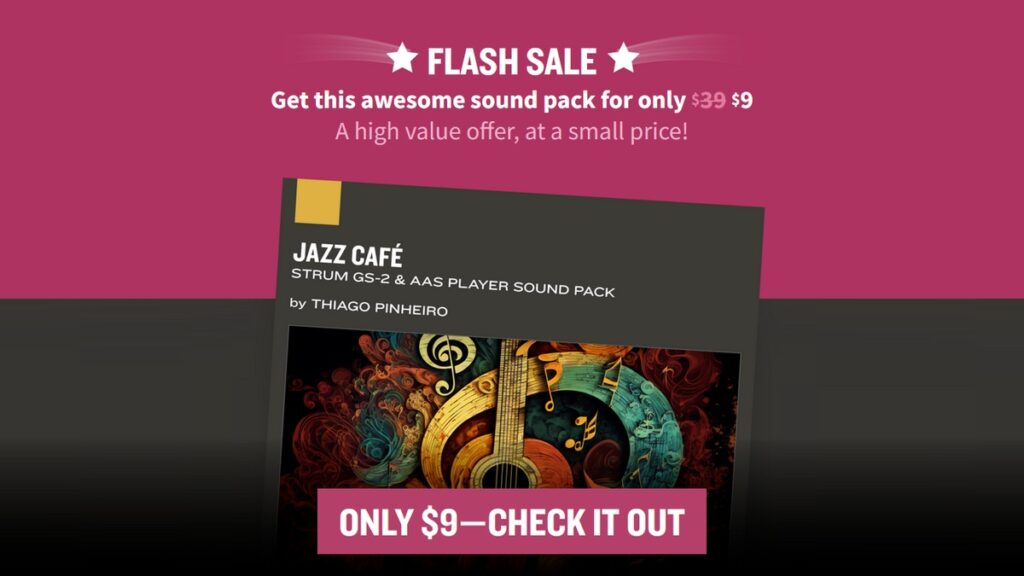 Jazz Café for Strum GS-2 & AAS Player for $9 USD