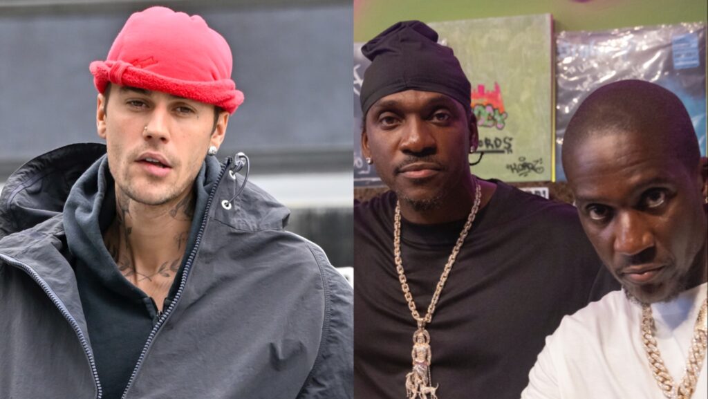 Clipse and Justin Bieber