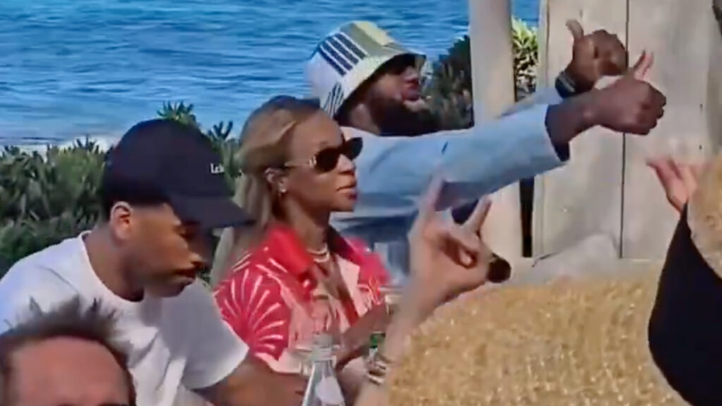 LeBron Raps Along to Kendrick Lamar’s “Not Like Us” Amid … Drake and LeBron James share a moment courtside. Drake wears a casual shirt, while LeBron is in a Lakers jersey.