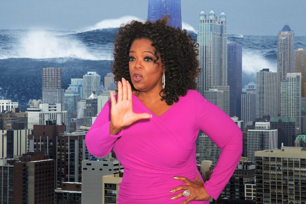 MAGA Melts Down Over Oprah Winfrey's Road In Maui During Tsunami Alert