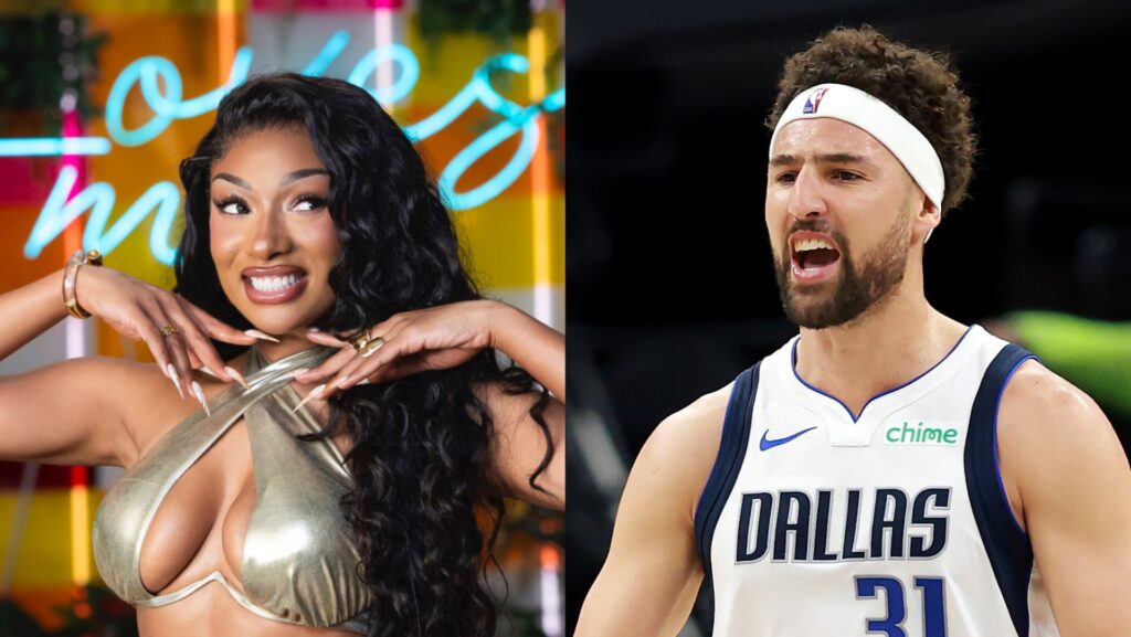 Megan Thee Stallion and Klay Thompson